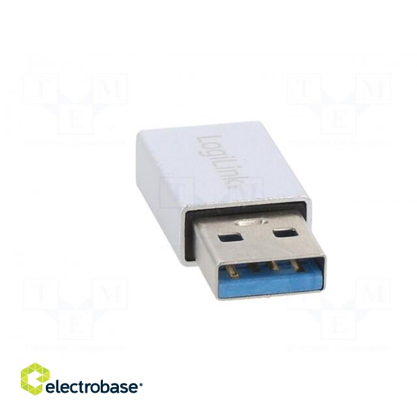 Adapter | USB 3.2 | USB A plug,USB C socket | Enclos.mat: aluminium image 9