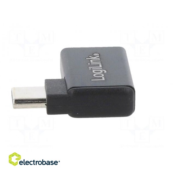 Adapter | USB 3.2 | USB A socket,USB C angled plug image 3
