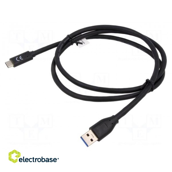 Cable | Power Delivery (PD),USB 3.1 | USB A plug,USB C plug | 1m