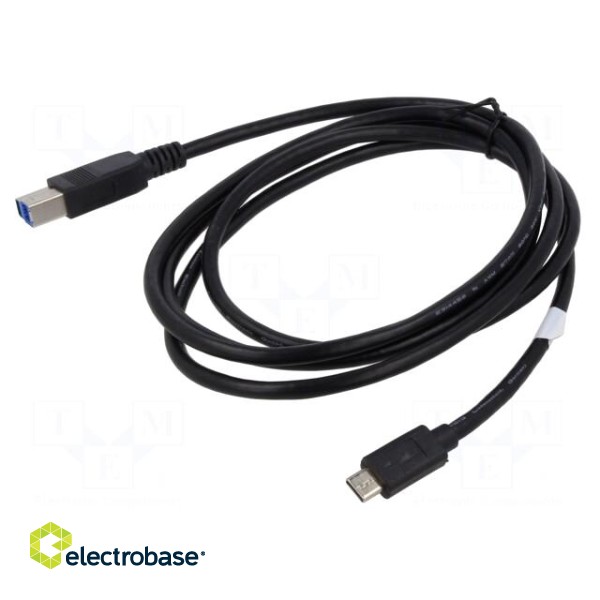 Cable | Power Delivery (PD),USB 3.1 | USB B plug,USB C plug | 1.8m
