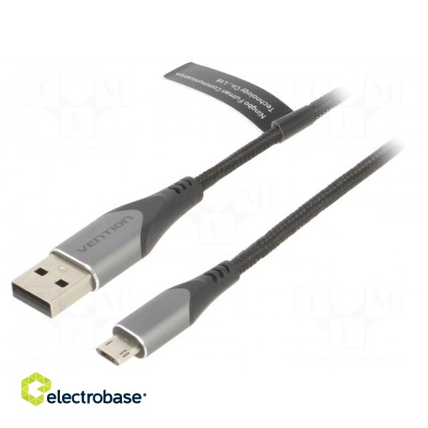 Cable | USB 2.0 | USB A plug,USB B micro reversible plug | 1.5m