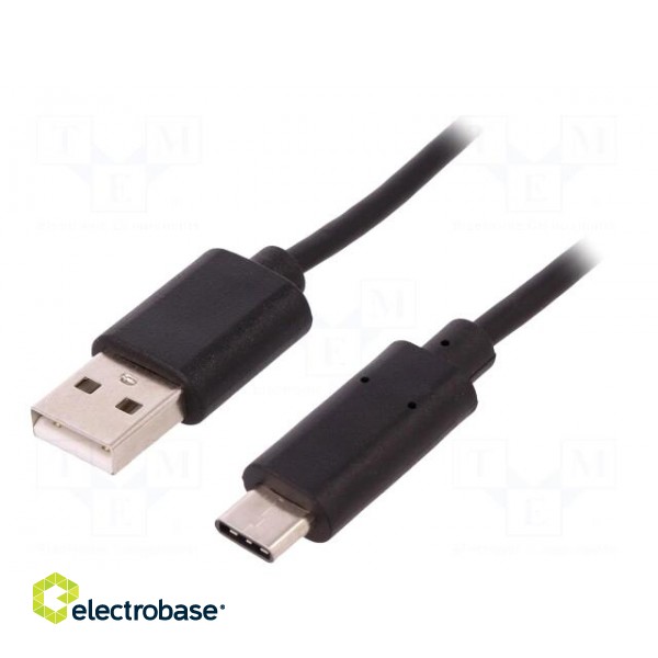 Cable | USB 2.0 | USB A plug,USB C plug | 1.5m