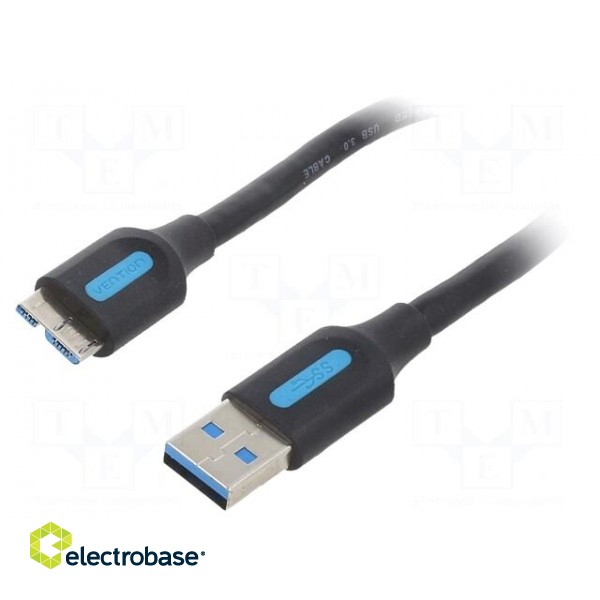 Cable | USB 3.0 | USB A plug,USB B micro plug | nickel plated