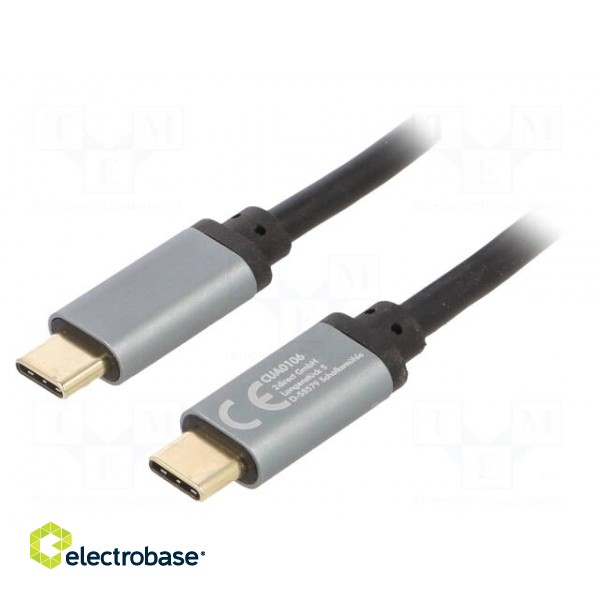 Cable | Power Delivery (PD),USB 3.2 | USB C plug,both sides | 1.5m