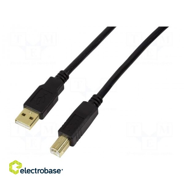 Repeater USB | USB 1.1,USB 2.0 | USB A plug,USB B plug | black