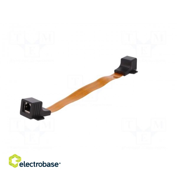 Extension lead | transparent | 0.5m | RJ45 socket,both sides image 6