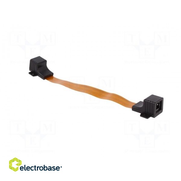 Extension lead | transparent | 0.5m | RJ45 socket,both sides image 8