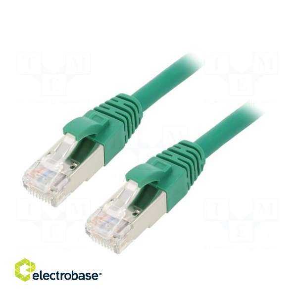 Patch cord | ETHERLINE® Cat.6a,S/FTP | 6a | stranded | Cu | LSZH | green