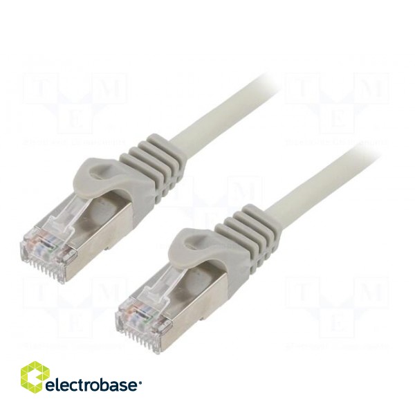 Patch cord | F/UTP | 6 | stranded | CCA | LSZH | grey | 3m | 26AWG