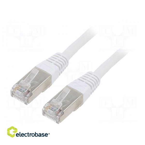 Patch cord | F/UTP | 6 | stranded | CCA | PVC | grey | 10m | 26AWG