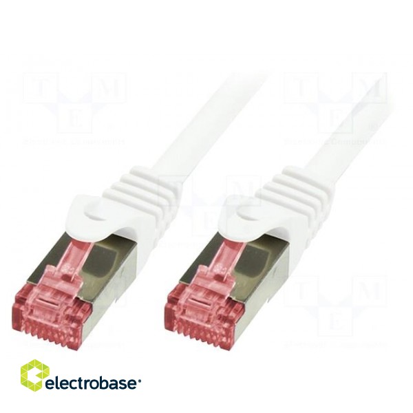 Patch cord | S/FTP | 6 | stranded | Cu | LSZH | grey | 0.25m | 27AWG