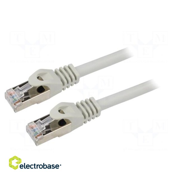 Patch cord | S/FTP | 6a | solid | Cu | LSZH | grey | 35m | 27AWG | Cablexpert