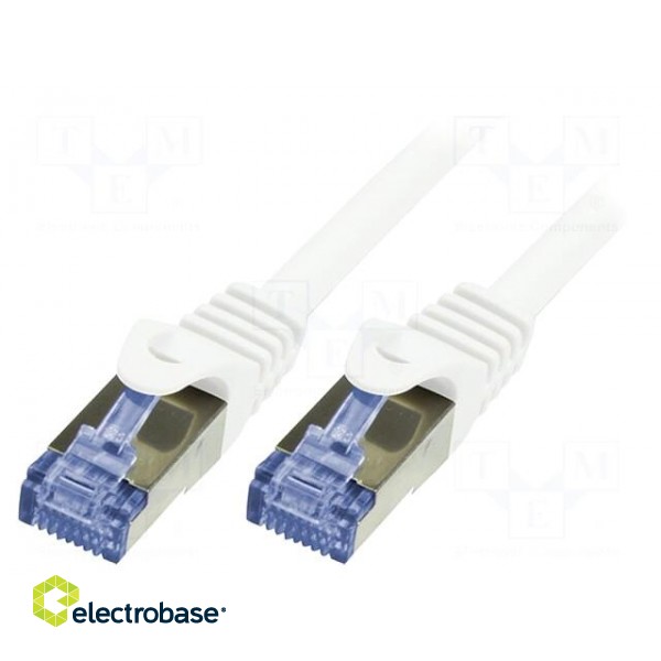 Patch cord | S/FTP | 6a | stranded | Cu | LSZH | grey | 5m | 26AWG