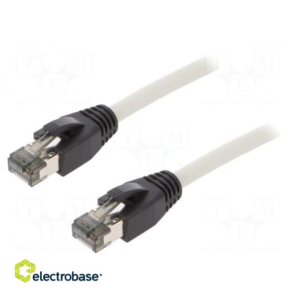 Patch cord | S/FTP | Cat 8.1 | stranded | Cu | LSZH | grey | 1.5m | 26AWG