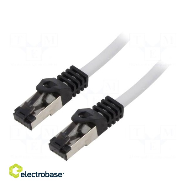 Patch cord | S/FTP | Cat 8.1 | stranded | Cu | LSZH | grey | 20m | 26AWG