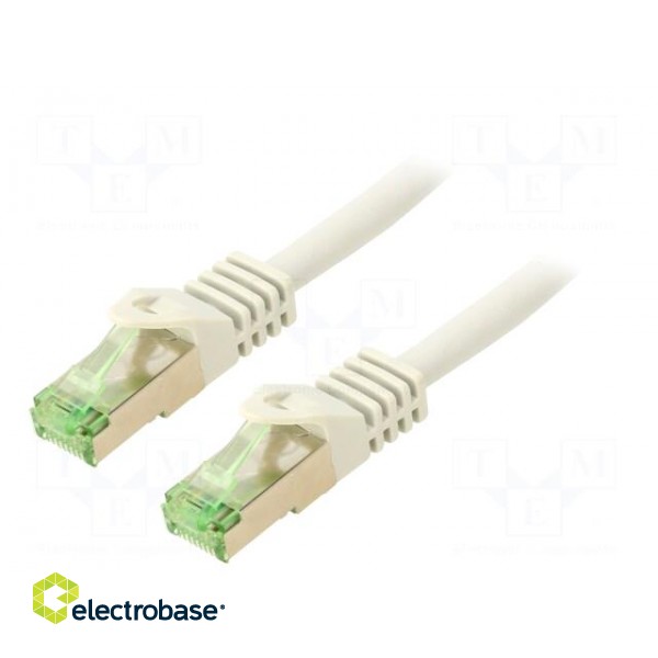 Patch cord | S/FTP | Cat 8.1 | stranded | Cu | LSZH | grey | 7.5m | 26AWG