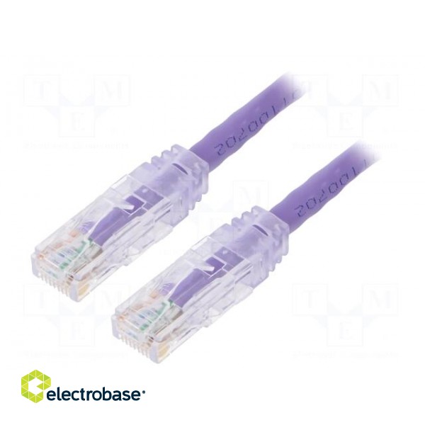 Patch cord | TX6™ PLUS,U/UTP | 6 | stranded | Cu | LSZH | violet | 3m