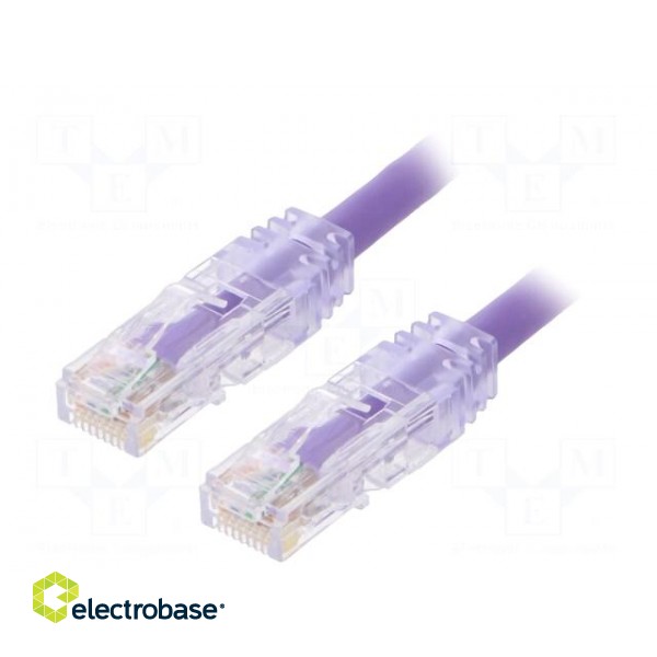 Patch cord | TX6™ PLUS,U/UTP | 6 | stranded | Cu | LSZH | violet | 5m