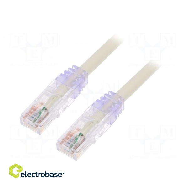 Patch cord | TX6™ PLUS,U/UTP | 6 | stranded | Cu | LSZH | white | 3m | 24AWG