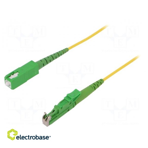 Fiber patch cord | E2/APC,SC/APC | 3m | Optical fiber: 9/125um