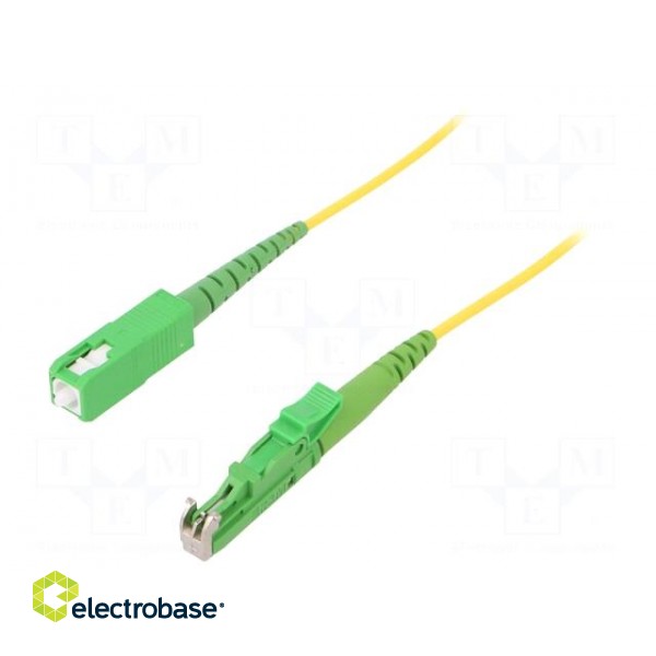 Fiber patch cord | E2/APC,SC/APC | 4m | Optical fiber: 9/125um