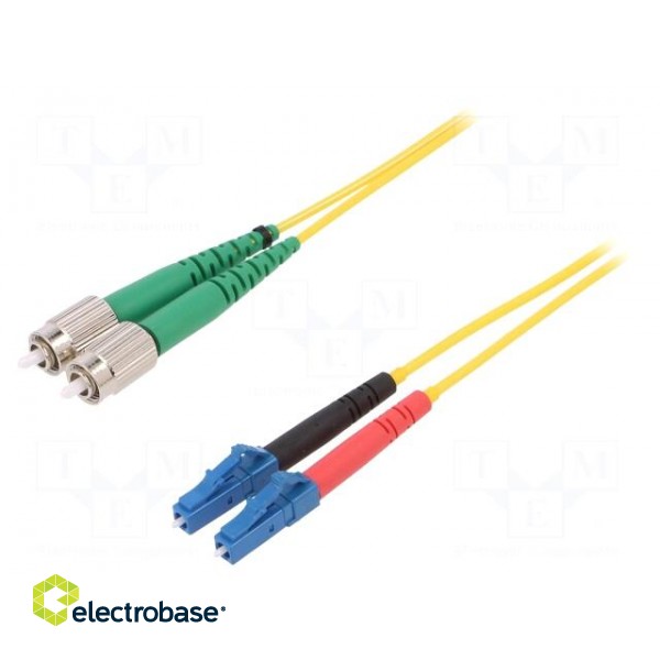Fiber patch cord | FC/APC,LC/UPC | 1m | Optical fiber: 9/125um