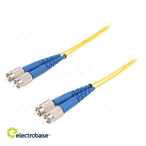 Fiber patch cord | both sides,FC/UPC | 2m | Optical fiber: 9/125um