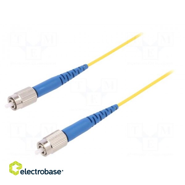 Fiber patch cord | both sides,FC/UPC | 3m | Optical fiber: 9/125um