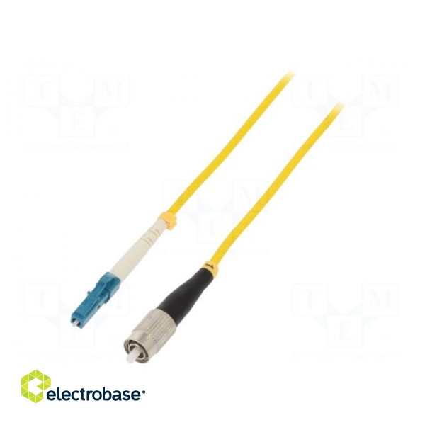 Fiber patch cord | FC/UPC,LC/UPC | 5m | LSZH | Optical fiber: 9/125um фото 1