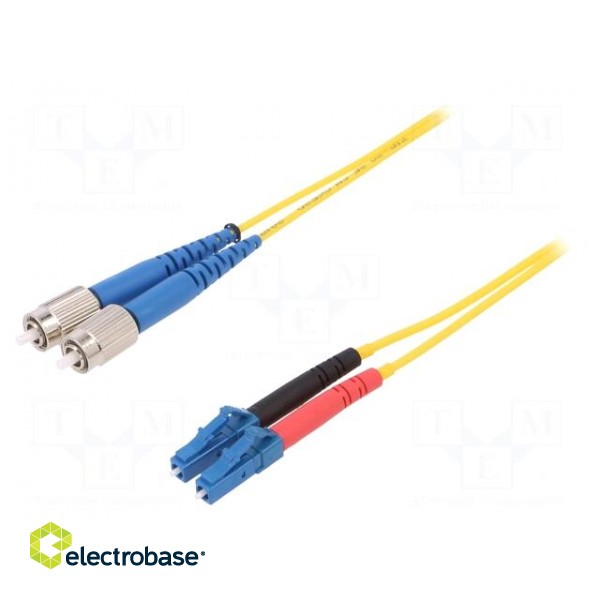 Fiber patch cord | FC/UPC,LC/UPC | 2m | Optical fiber: 9/125um