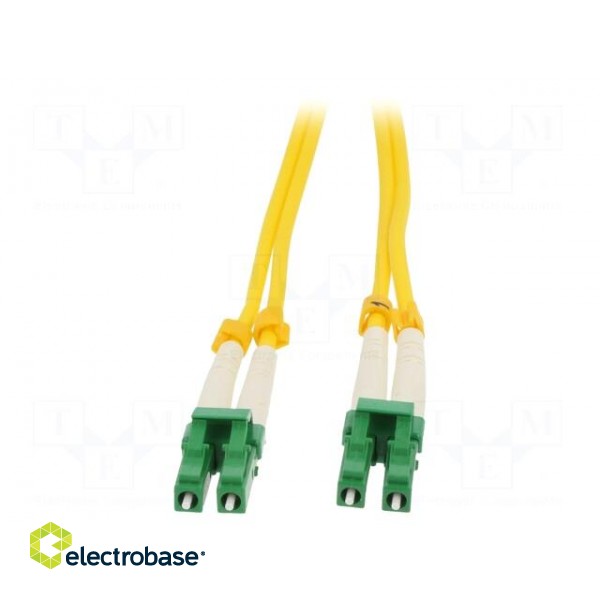 Fiber patch cord | both sides,LC/APC | 1m | LSZH | yellow image 2