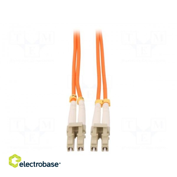 Fiber patch cord | OM2 | both sides,LC/UPC | 2m | LSZH | orange фото 2