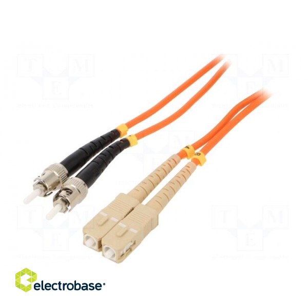 Fiber patch cord | OM2 | SC/UPC,ST/UPC | 1m | Optical fiber: 50/125um