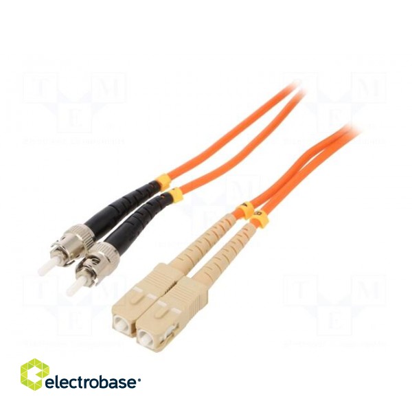 Fiber patch cord | OM2 | SC/UPC,ST/UPC | 5m | Optical fiber: 50/125um