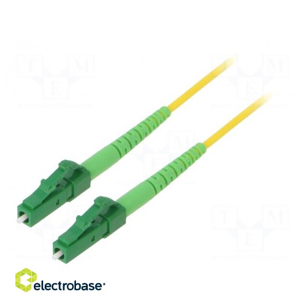 Fiber patch cord | OS2 | LC/APC,both sides | 0.5m | LSZH | yellow
