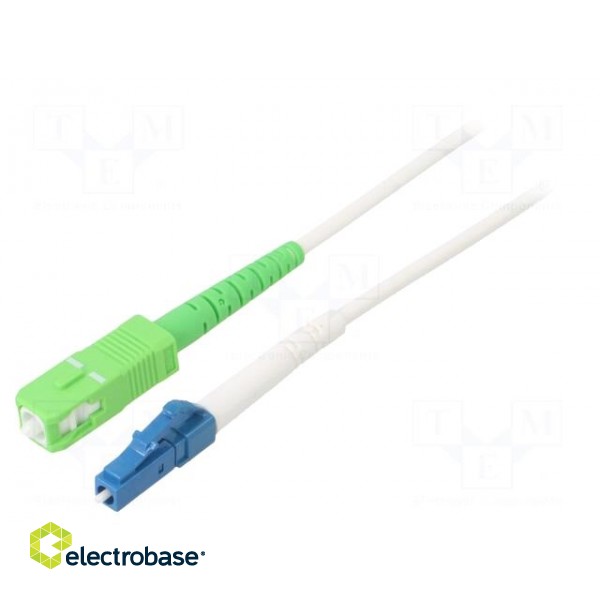 Fiber patch cord | OS2 | LC/UPC,SC/APC | 25m | Optical fiber: 9/125um