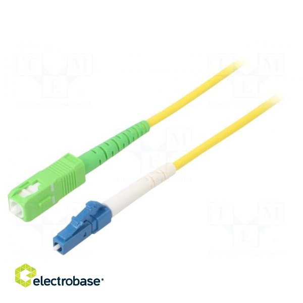 Fiber patch cord | OS2 | LC/UPC,SC/APC | 25m | Optical fiber: 9/125um