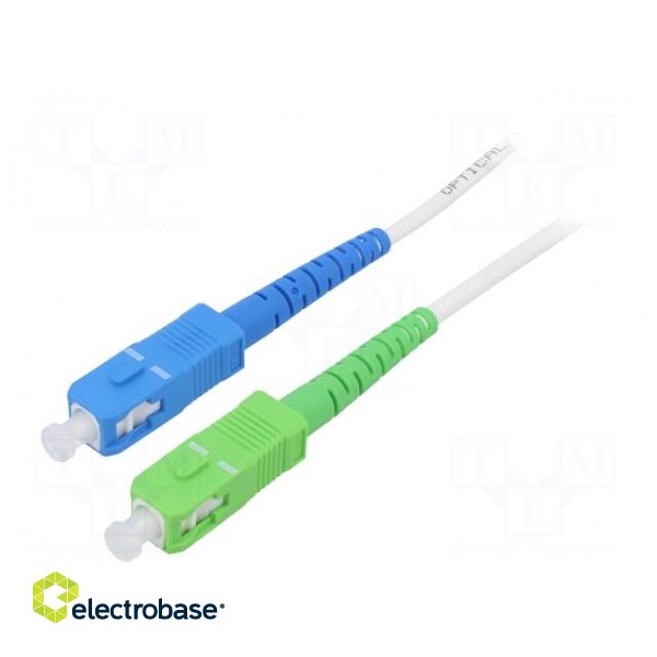 Fiber patch cord | OS2 | SC/APC,SC/UPC | 10m | Optical fiber: 9/125um
