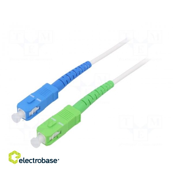 Fiber patch cord | OS2 | SC/APC,SC/UPC | 2m | Optical fiber: 9/125um