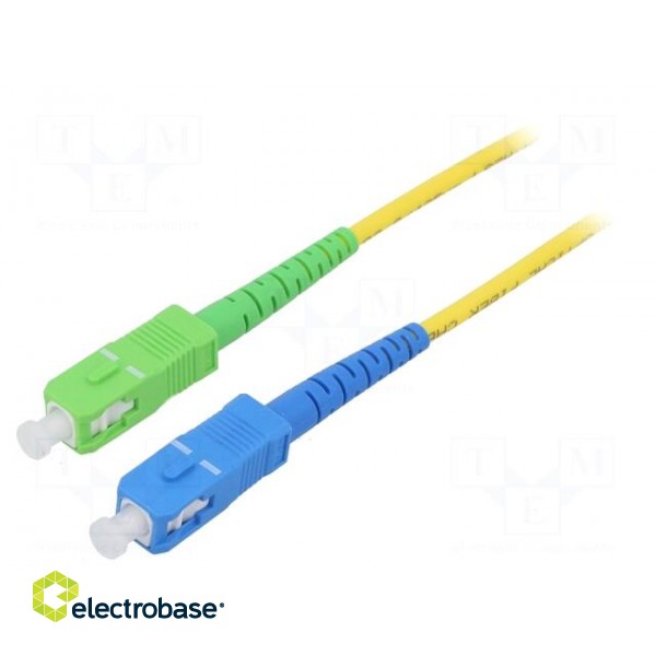 Fiber patch cord | OS2 | SC/APC,SC/UPC | 5m | Optical fiber: 9/125um
