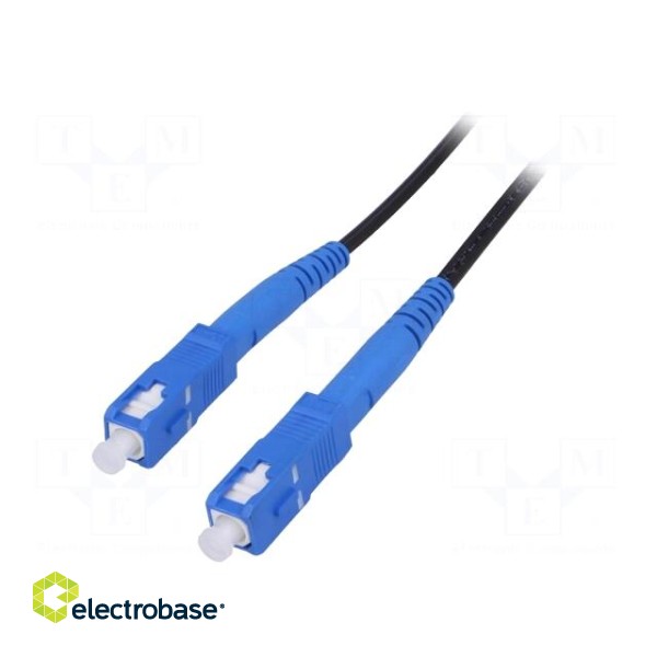 Fiber patch cord | both sides,SC/UPC | 50m | LSZH | black