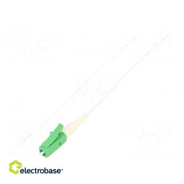 Optic fiber pigtail | LC/APC | 1m | LSZH | Optical fiber: 9/125um фото 1