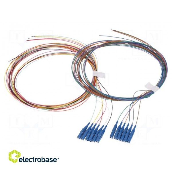 Optic fiber pigtail | OS2 | LC/UPC | 2m | LSZH | Optical fiber: 9/125um