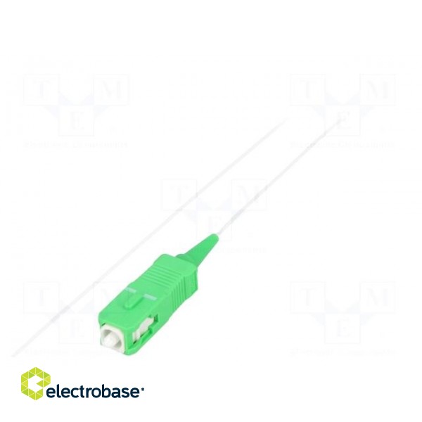 Optic fiber pigtail | SC/APC | 1.5m | Optical fiber: 9/125um | LSZH image 1