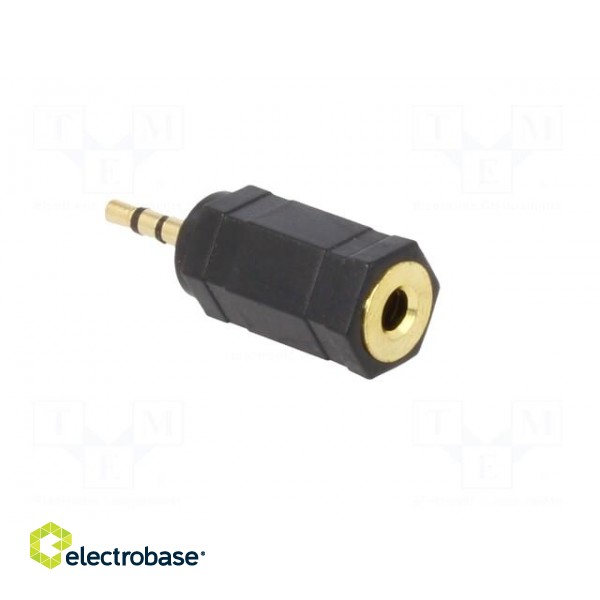 Adapter | Jack 2.5mm 3pin plug,Jack 3.5mm socket | black image 8
