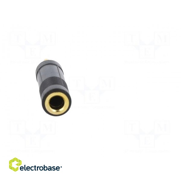 Adapter | Jack 3.5mm 3pin plug,Jack 6,3mm socket | black image 9