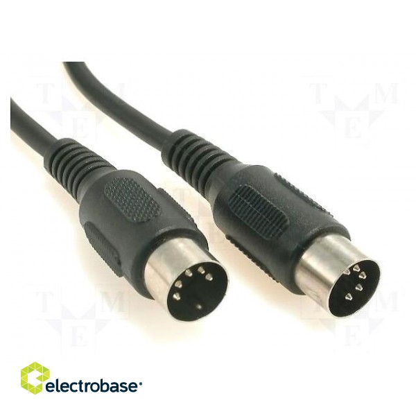 Cable | DIN 5pin plug,both sides | 1.5m