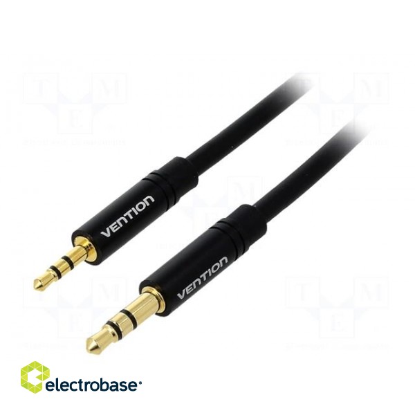 Cable | Jack 2.5mm 3pin plug,Jack 3.5mm 3pin plug | 2m | black