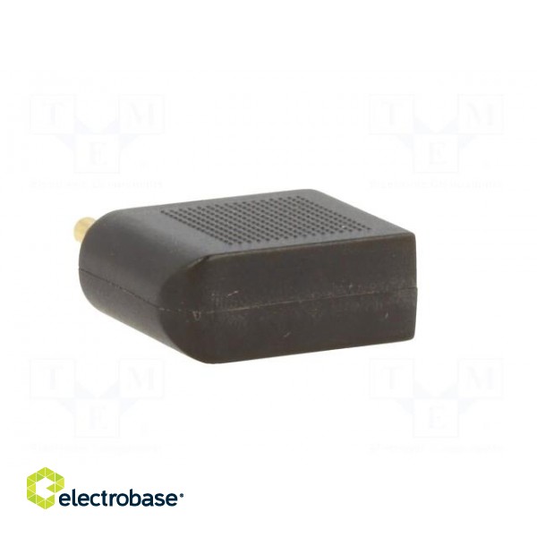 Cable | Jack 3.5mm 3pin socket,Jack 3.5mm 2pin plug x2 | black фото 6