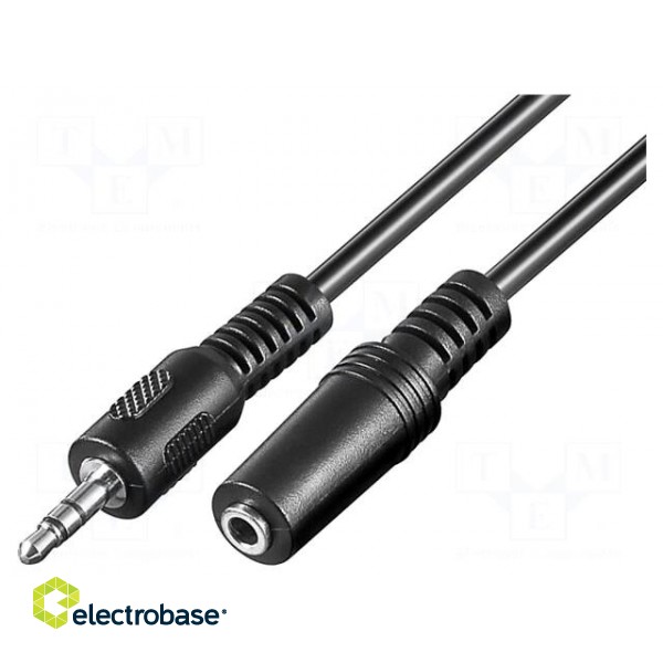 Cable | Jack 3.5mm socket,Jack 3.5mm plug | 2m